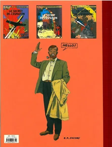 Verso de l'album Blake et Mortimer Le Secret de l'Espadon - Intégrale