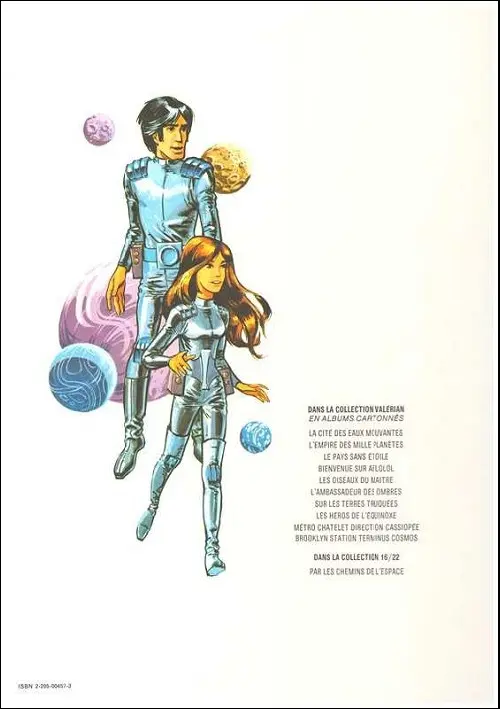 Verso de l'album Valérian Tome 1 La cité des eaux mouvantes
