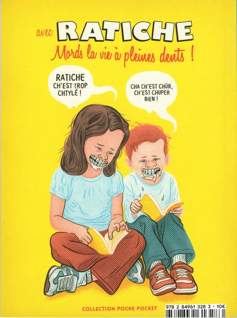 Verso de l'album Ratiche Poche numéro 1
