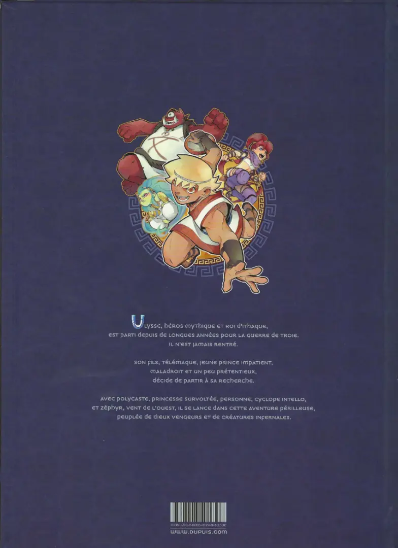 Verso de l'album Télémaque Tome 2 Aux portes de l'enfer