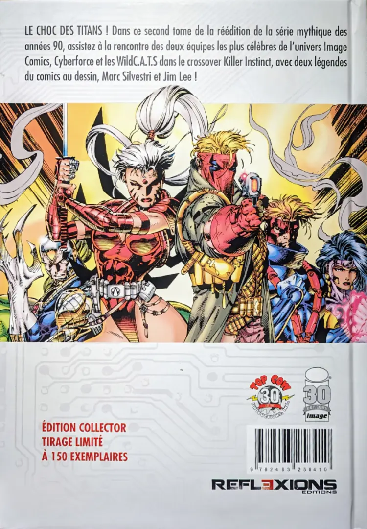 Verso de l'album Cyberforce 2