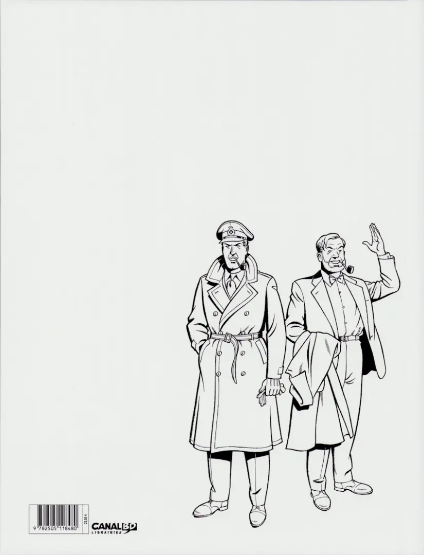 Verso de l'album Blake et Mortimer Tome 29 Huit heures à Berlin