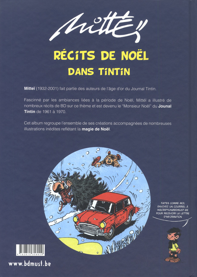 Verso de l'album Les Récits de Noël