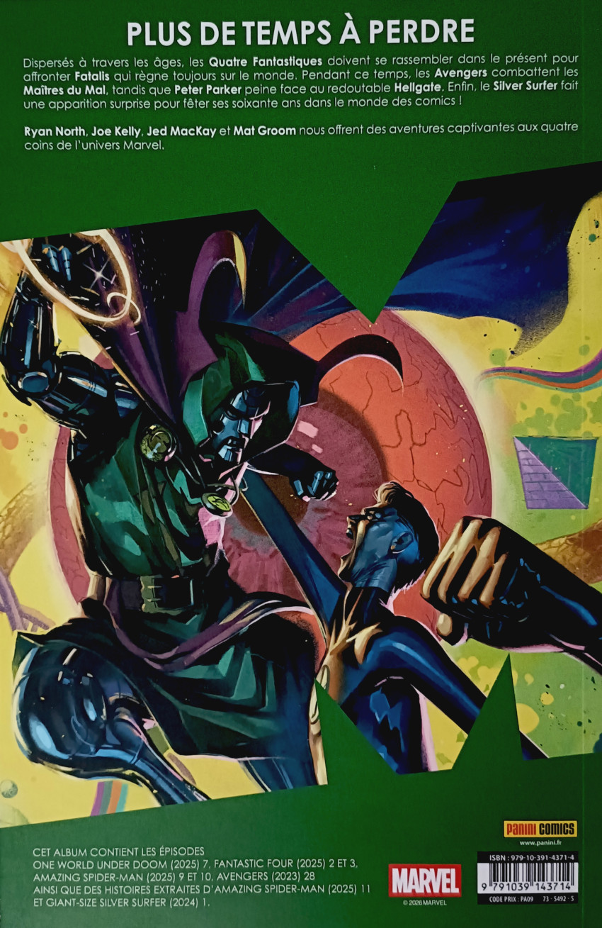 Verso de l'album Marvel World Volume 06