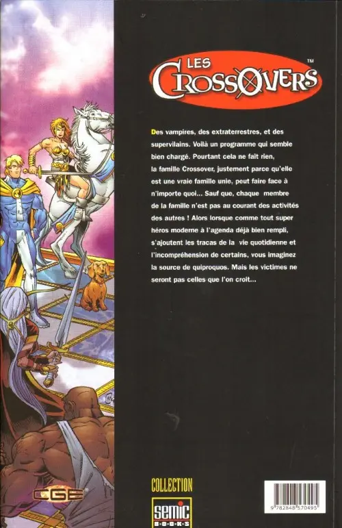 Verso de l'album Les Crossovers