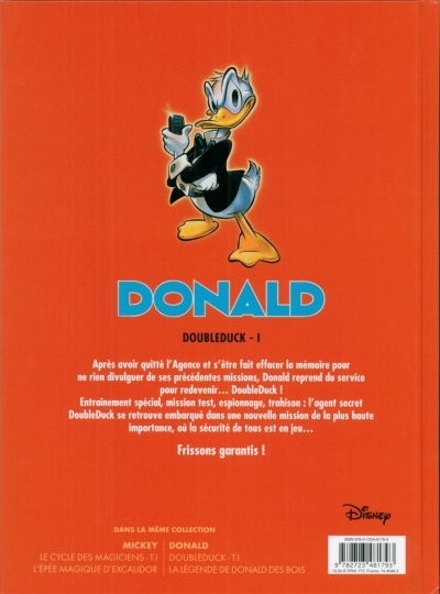Verso de l'album Donald - Doubleduck 1