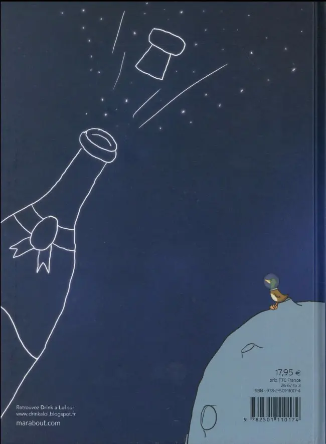 Verso de l'album Drink a lol Tome 2 Électron ivre