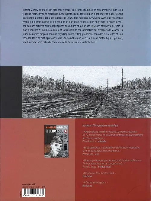 Verso de l'album Les Fils d'Octobre