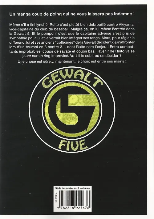 Verso de l'album Gewalt 3
