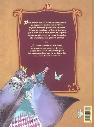 Verso de l'album Les 6 Cygnes