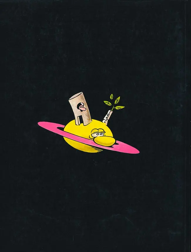Verso de l'album L'Homme au costard gludure