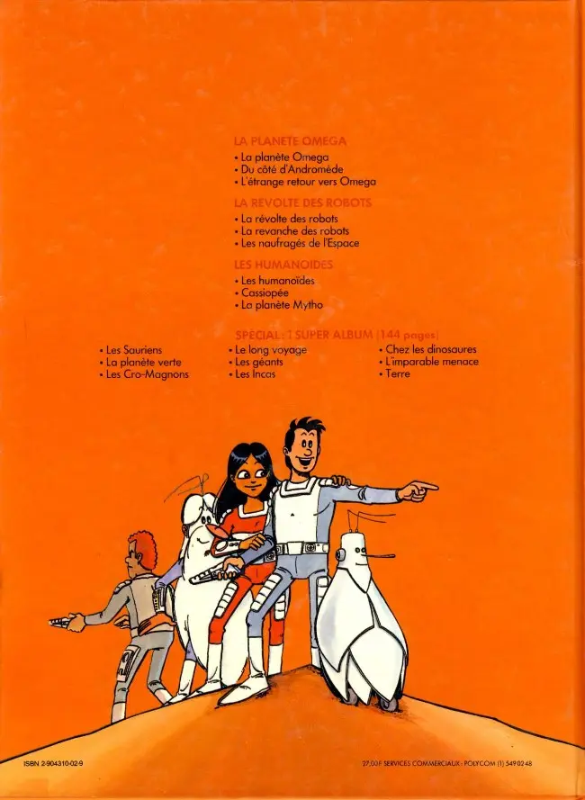 Verso de l'album Il était une fois... l'espace Tome 4 La planète déchiquetée