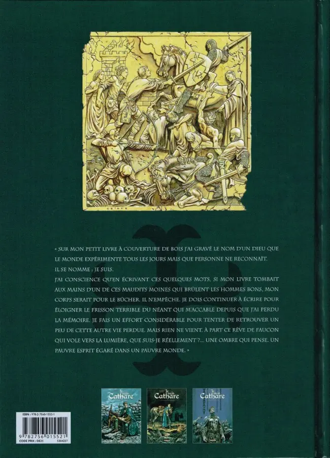 Verso de l'album Je suis Cathare Tome 3 Immensité retrouvée