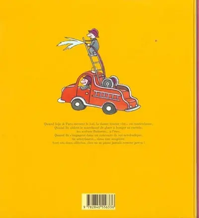 Verso de l'album Jojo et Paco Tome 8 Jojo et Paco chauffent la salle