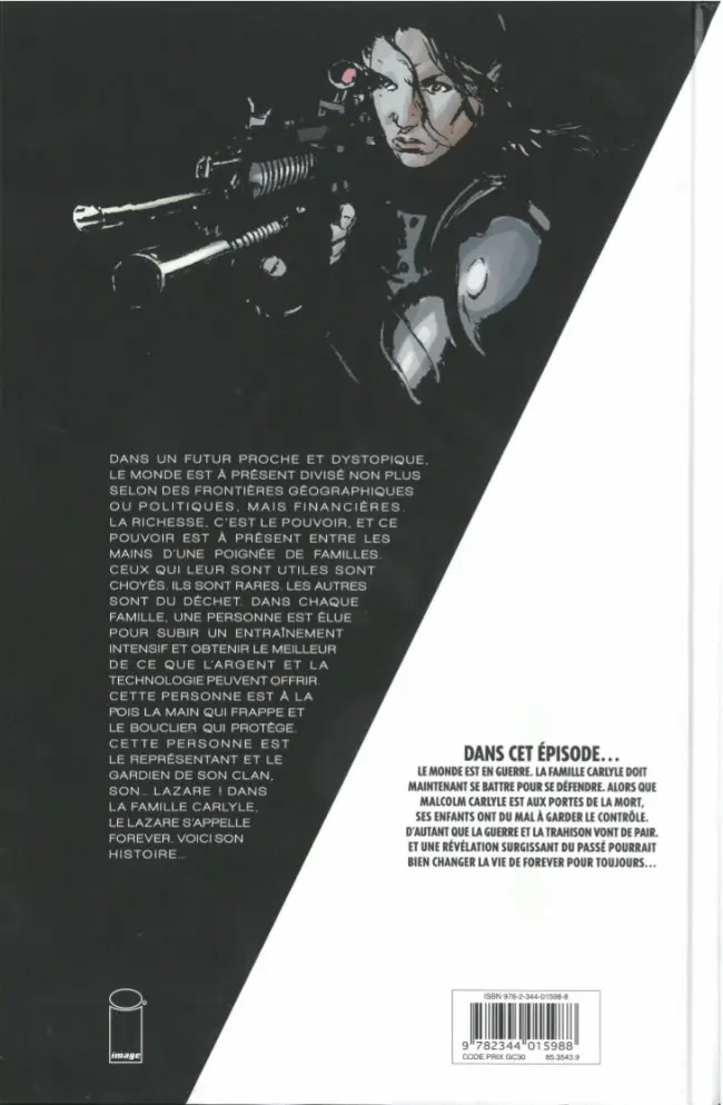 Verso de l'album Lazarus Tome 4 Poison