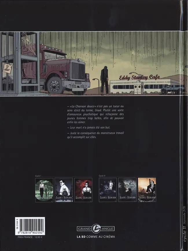 Verso de l'album Lloyd Singer Tome 5 La Chanson douce