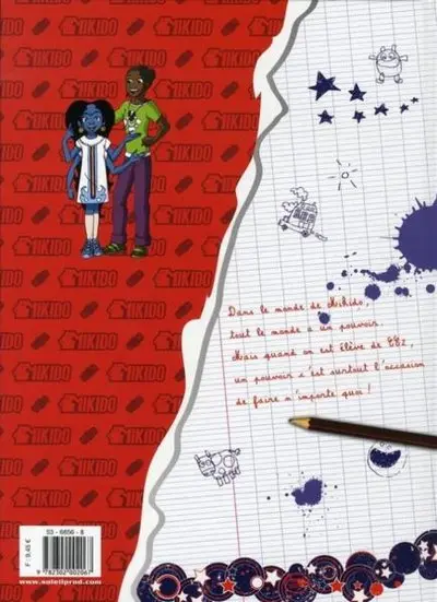 Verso de l'album Mikido Tome 1 Le premier jour