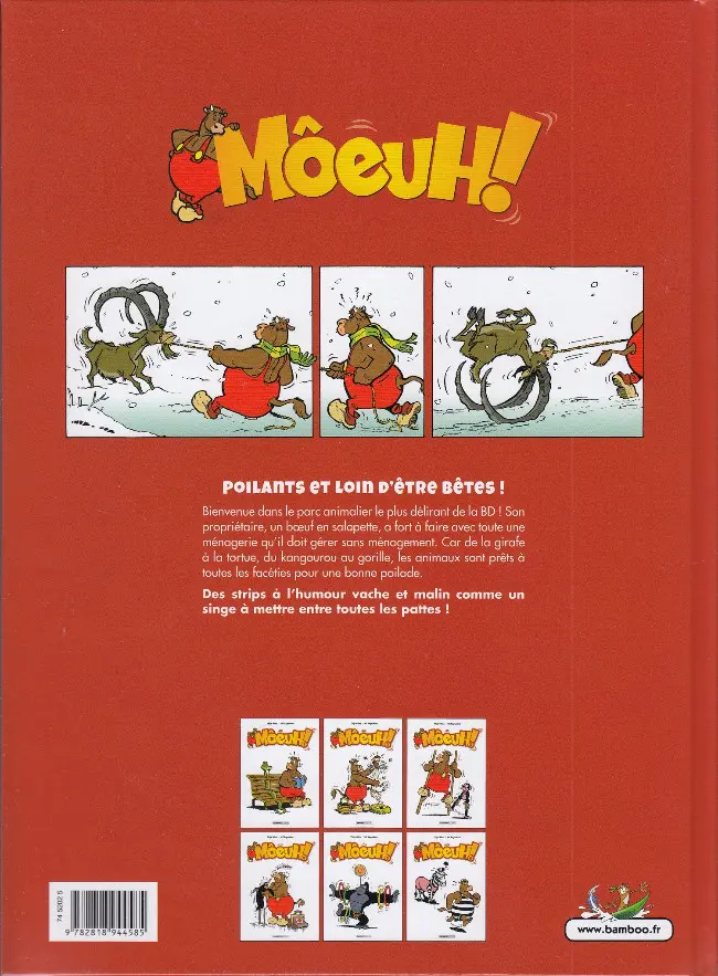 Verso de l'album Môeuh ! Tome 6