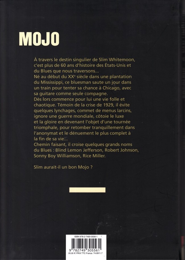 Verso de l'album Mojo
