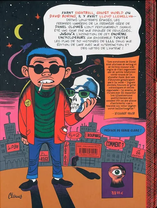 Verso de l'album Le Monde de Lloyd Llewellyn L'édition intégrale de luxe