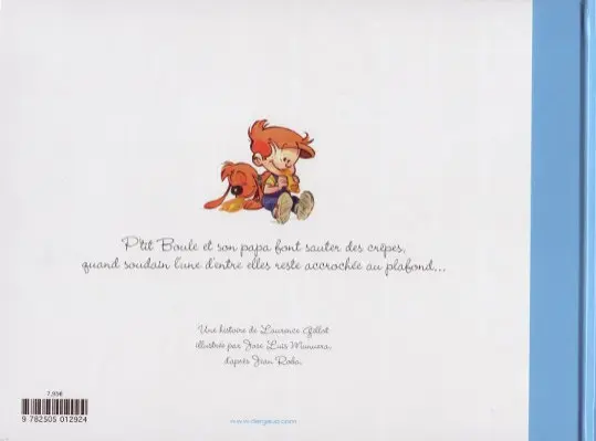 Verso de l'album P'tit Boule & Bill Tome 1 La partie de crêpes
