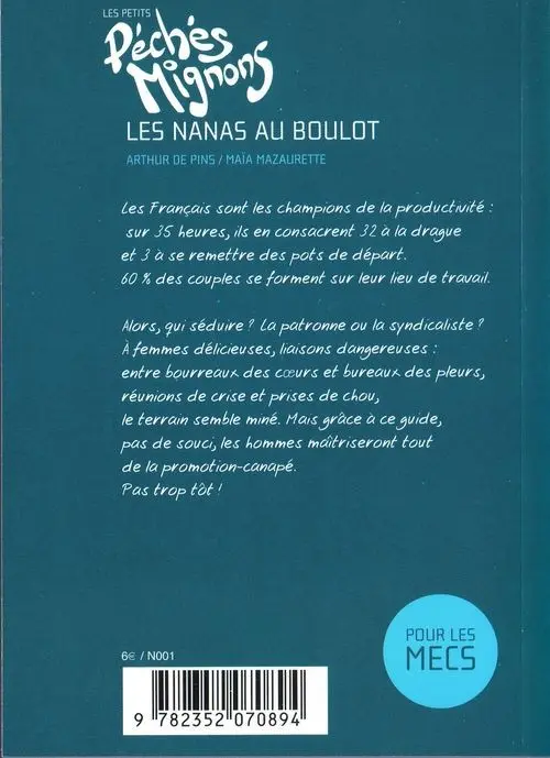 Verso de l'album Péchés mignons (Les petits) Tome 4 Les nanas au boulot