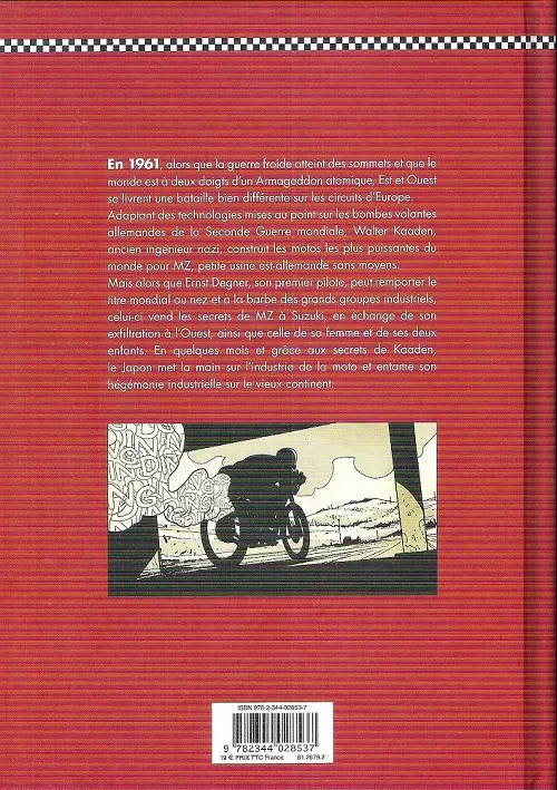 Verso de l'album Le Prix de la vitesse