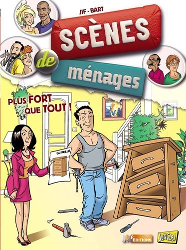 Couverture de l'album Scènes de ménages Tome 3 Plus fort que tout !