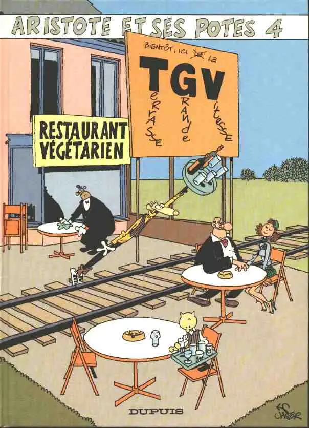 Couverture de l'album Aristote et ses Potes Tome 4 TGV