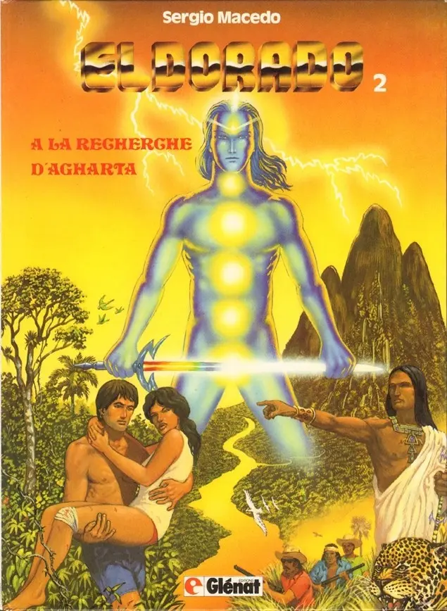 Couverture de l'album Une aventure de Vic Voyage Tome 2 Eldorado: A la recherche d'Agharta