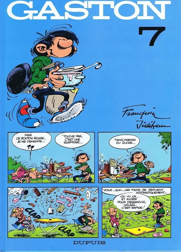Couverture de l'album Gaston Tome 7 Édition spéciale 40e anniversaire