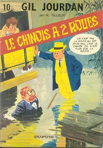 Couverture de l'album Gil Jourdan Tome 10 Le chinois à 2 roues