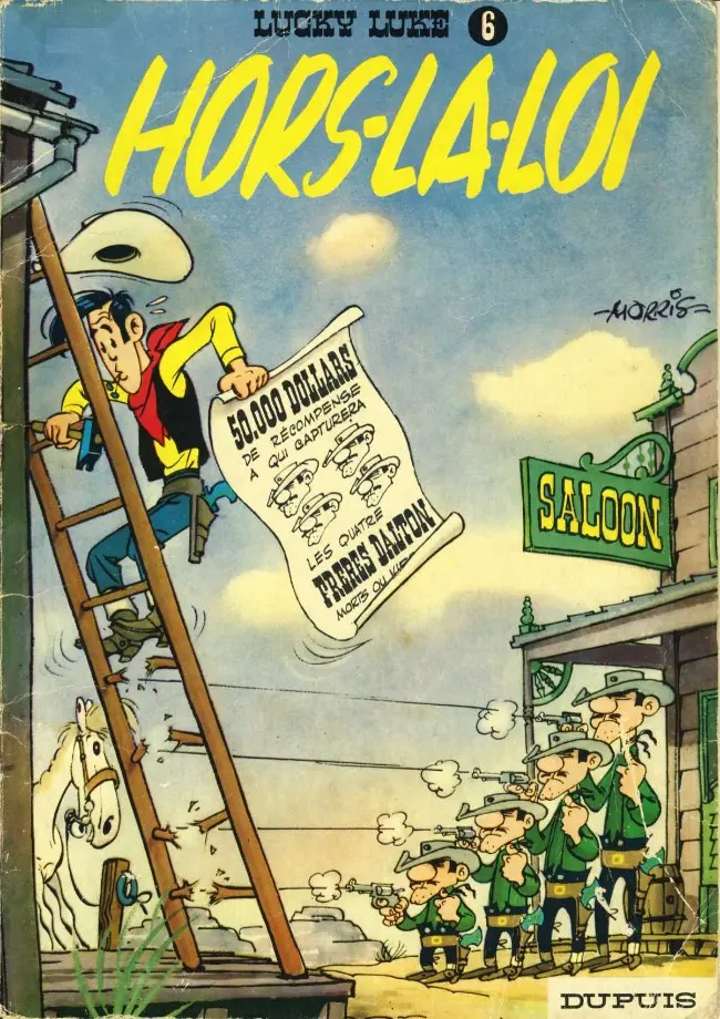 Couverture de l'album Lucky Luke Tome 6 Hors-la-loi