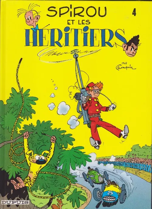 Couverture de l'album Spirou et Fantasio Tome 4 Spirou et les héritiers
