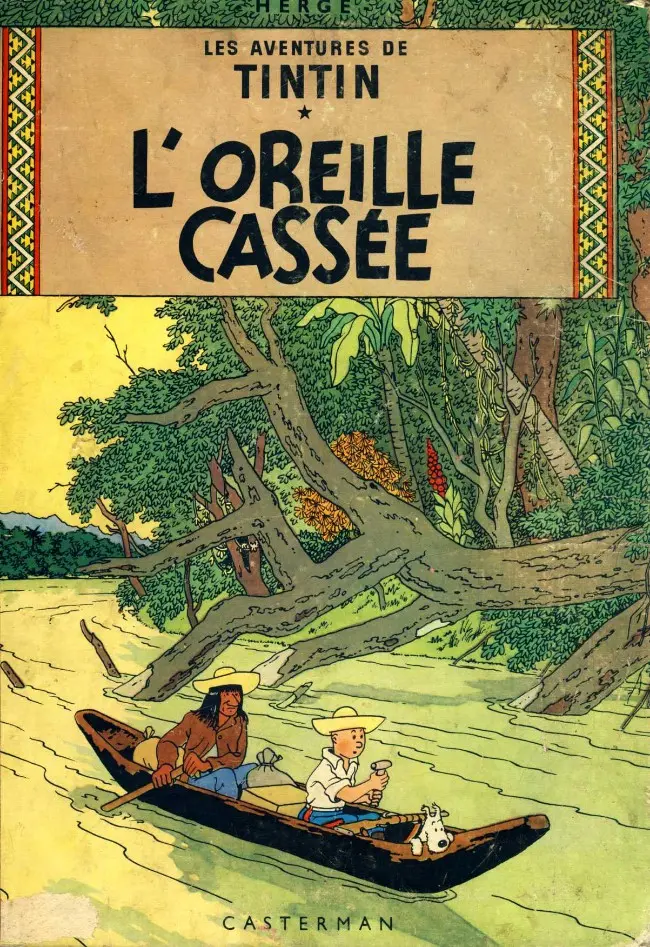 Couverture de l'album Tintin Tome 6 L'oreille cassée