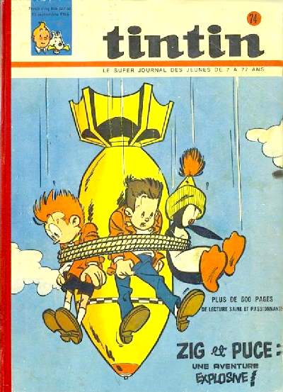 Couverture de l'album Tintin Tome 74
