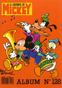 Couverture de l'album Le Journal de Mickey Album N° 128