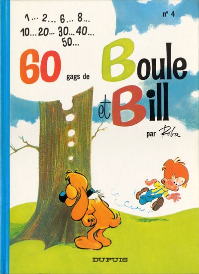 Couverture de l'album Boule et Bill N° 4 60 gags de Boule et Bill