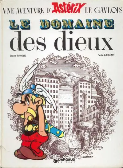 Couverture de l'album Astérix Tome 17 Le Domaine des dieux