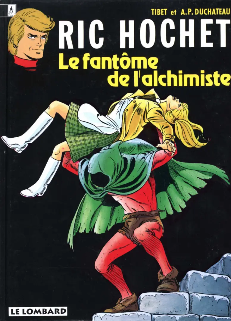 Couverture de l'album Ric Hochet Tome 30 Le fantôme de l'alchimiste