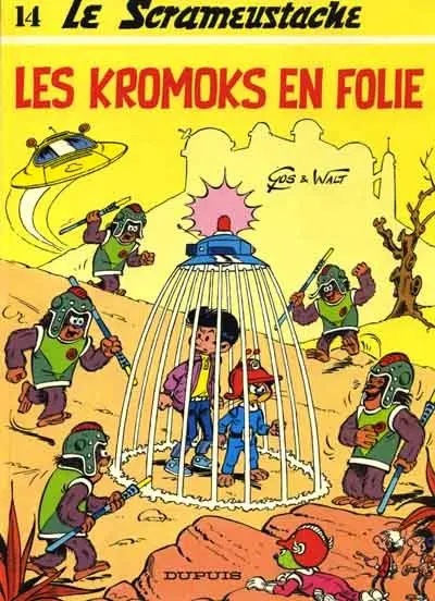 Couverture de l'album Le Scrameustache Tome 14 Les kromoks en folie