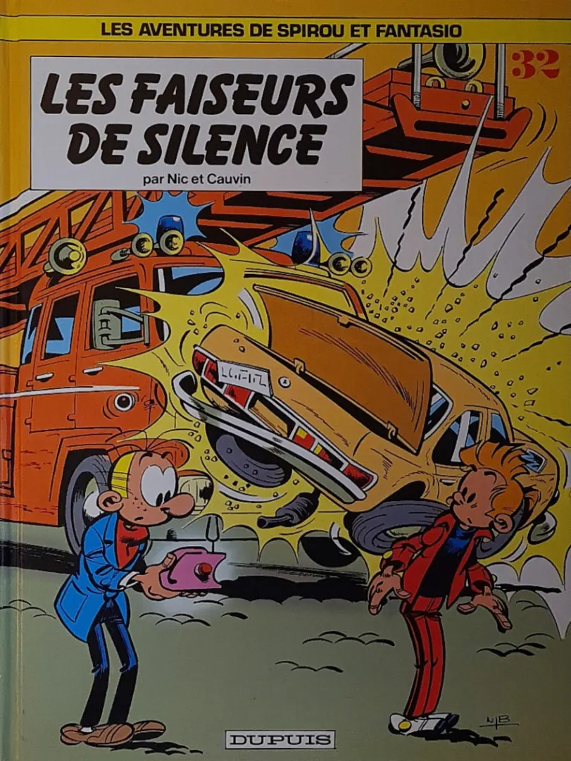 Couverture de l'album Spirou et Fantasio Tome 32 Les faiseurs de silence