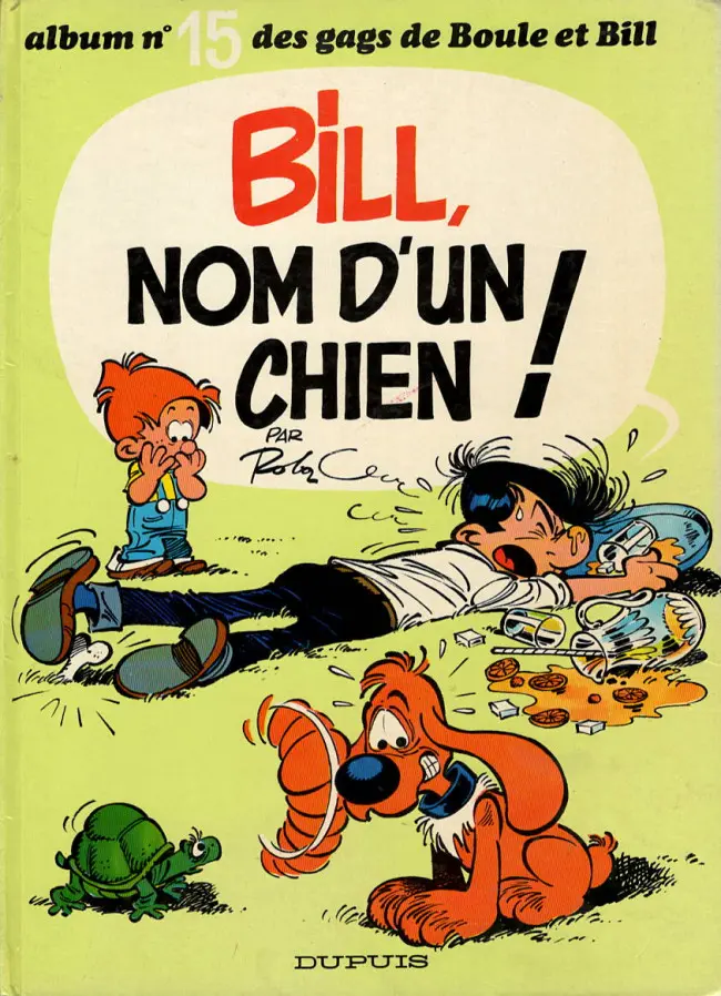 Couverture de l'album Boule & Bill Tome 15 Bill nom d'un chien !