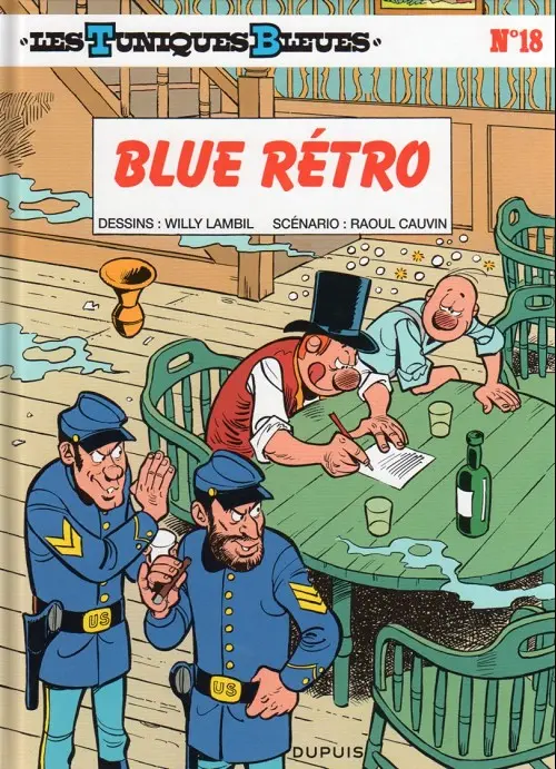 Couverture de l'album Les Tuniques Bleues Tome 18 Blue retro
