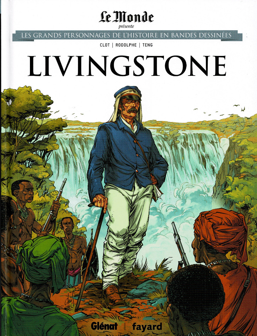 Couverture de l'album Les grands personnages de l'Histoire en bandes dessinées Tome 36 Livingstone