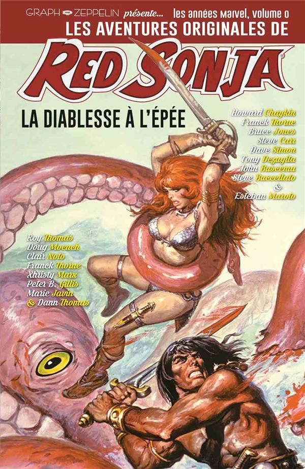 Couverture de l'album Les Aventures Originales - Red Sonja, la diablesse à l'épée Volume 4 Les années Marvel