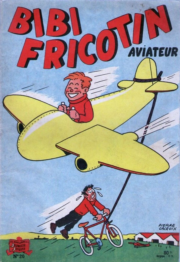 Couverture de l'album Bibi Fricotin 2e Série - Societé Parisienne d'Edition Tome 20 Bibi Fricotin aviateur