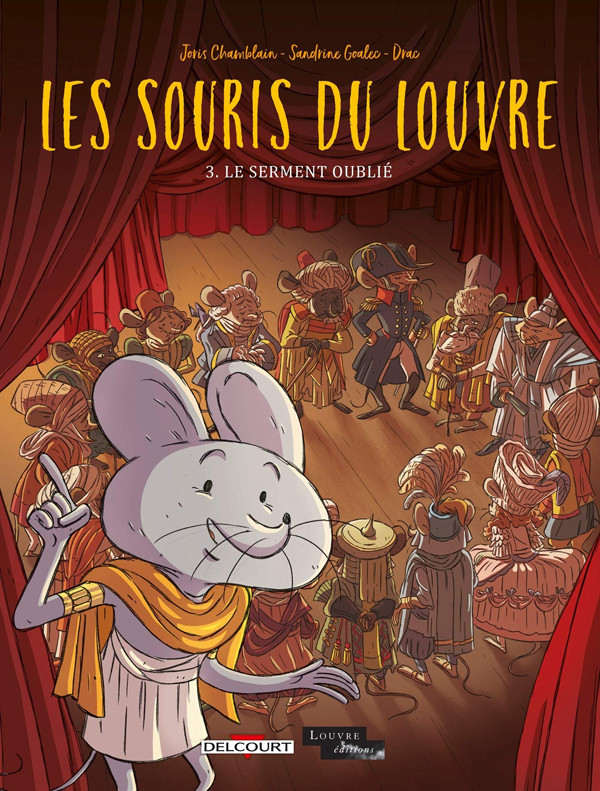 Couverture de l'album Les Souris du Louvre 3 Le serment oublié