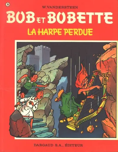 Couverture de l'album Bob et Bobette Tome 79 La harpe perdue