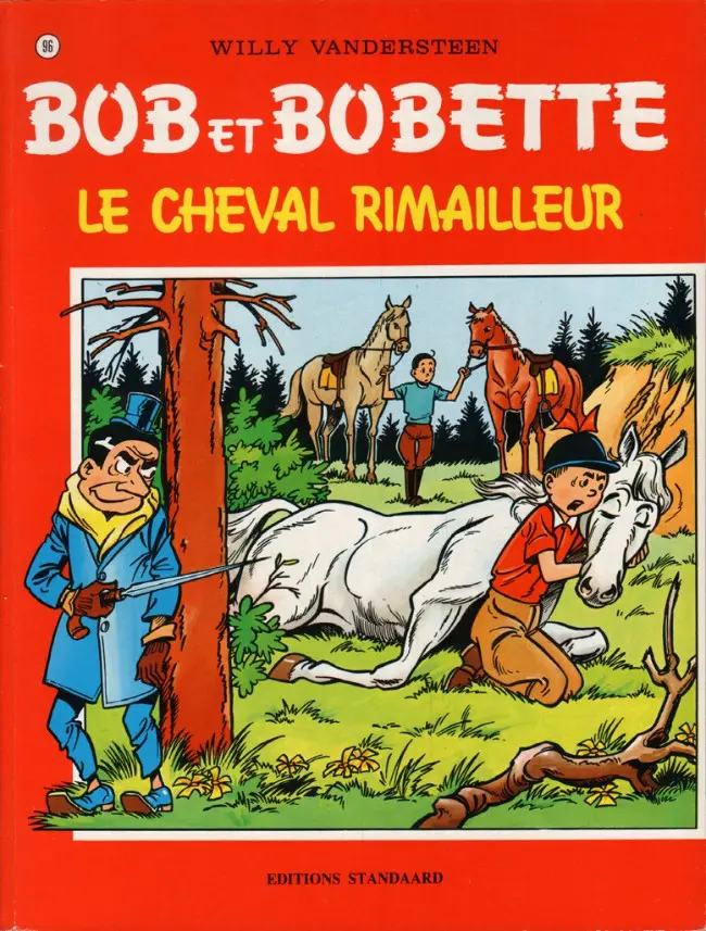 Couverture de l'album Bob et Bobette Tome 96 Le cheval rimailleur